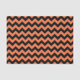 Mousseline Halloween chevron tissu papier cadeau sac cadeau