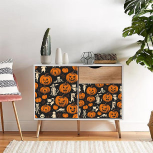 Mousseline Halloween gothique Découpage éphémère papier de ti