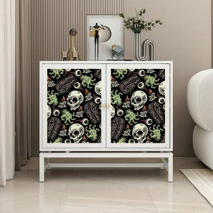 Mousseline Halloween gothique Découpage éphémère papier de ti