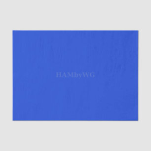 Mousseline HAMbyWG - Papier Tissu - Bleu Royal brillant