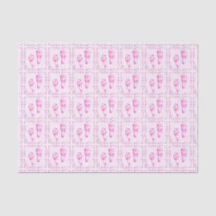 Mousseline Imprimantes de pied Bébé Fille Papier d'enveloppem