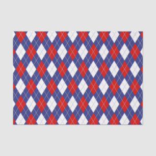 Mousseline Jacquard Bleu Rouge 2 TISSUS PAPIER EN CUIVRE