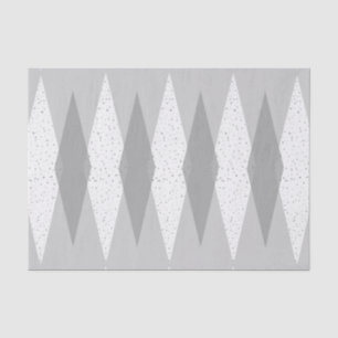 Mousseline Jacquard gris moderne du milieu du siècle Papier p