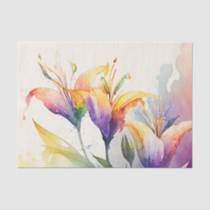 Mousseline LIGNE beau papier découpage fleuri