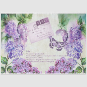 Mousseline Lilac Days Design Series 5 Tissu Papier