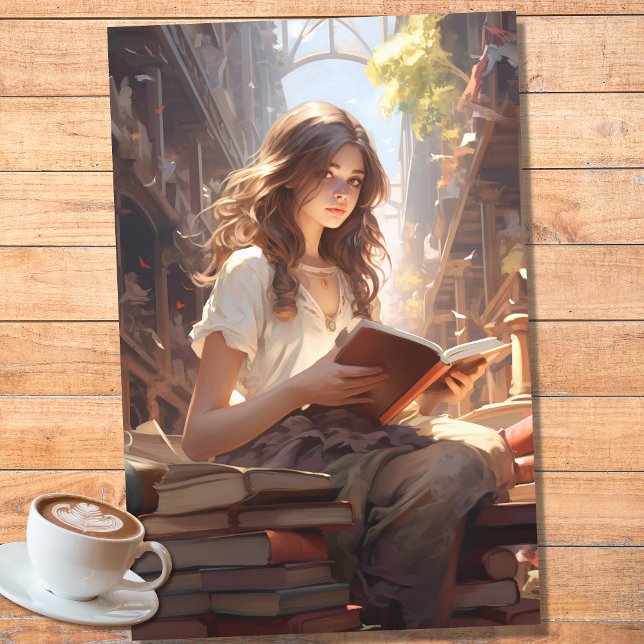 Mousseline Livres de lecture pour filles 3 papier de découpag (Créateur téléchargé)