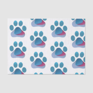 Mousseline Logo Paw Hug (TM) Papier Tissu