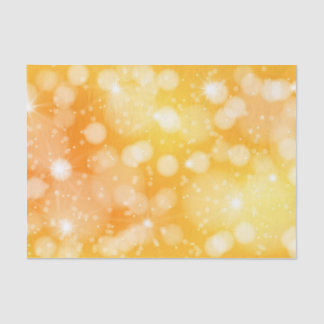Mousseline Lumières sur papier Tissu Jaune