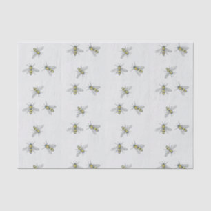 Mousseline Miel Abeille Abeille Acheteur Papier cadeau