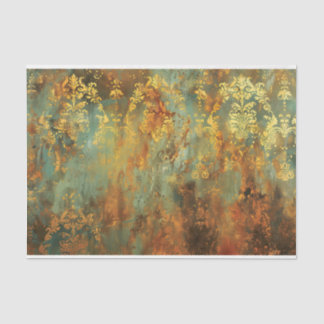 Mousseline Mobilier rustique Damask Découpage Papier Tissu