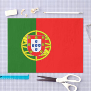 Mousseline Mode portugaise, mouchoir en papier drapeau portug