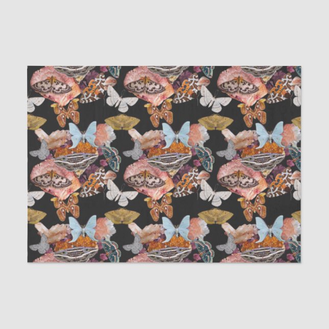 Mousseline Moth Cotillion | Papier de tissus de cuisine Gobli (Recto)
