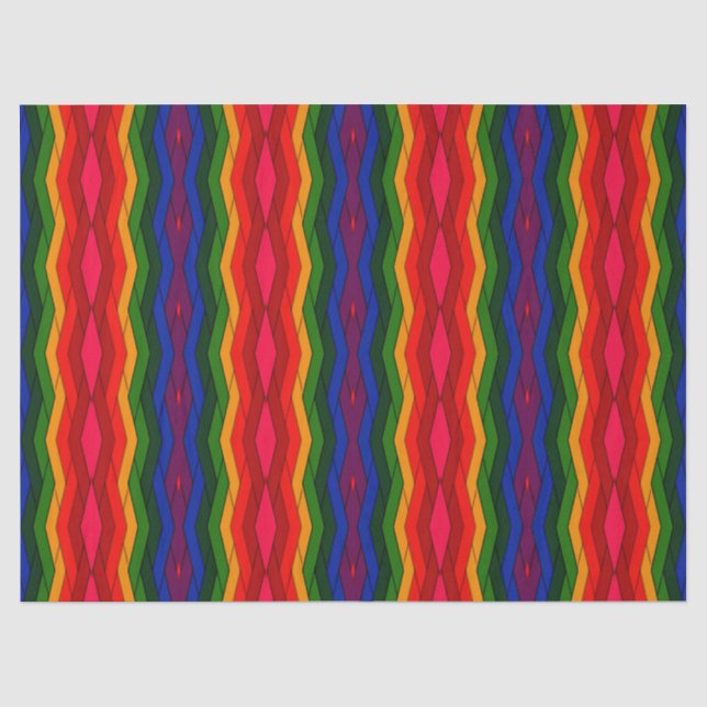 Mousseline Motifs Abstraits 65A & B Options Papier papier (Recto)