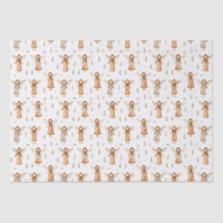Mousseline Noël Fairytale Tissu Papier Tissu Couleurs neutres