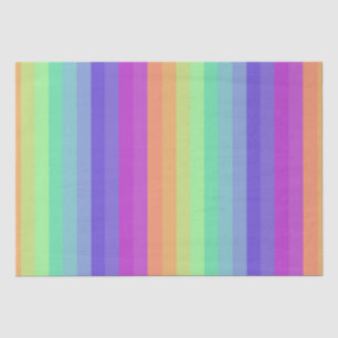 Mousseline Papier à papier pour tissus pastel Rainbow