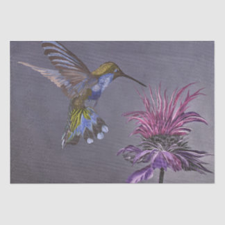 Mousseline Papier cadeau colibri