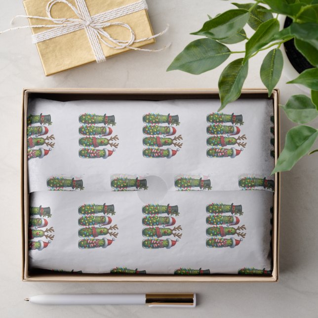 Mousseline Papier cadeau de Noël Picks de vacances (Cadeau)