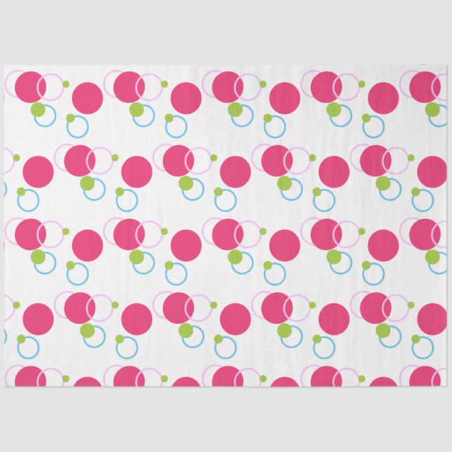 Mousseline Papier cadeau pois (Recto)