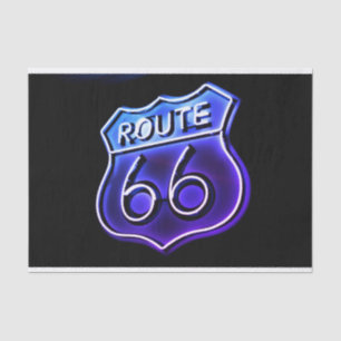 Mousseline Papier cadeau Route 66