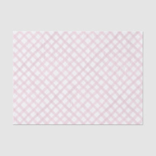 Mousseline Papier de Baby shower rose En vichy fille