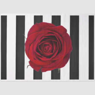 Mousseline Papier de découpage à Rose rouge 3D