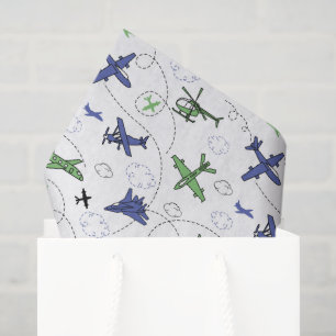 Mousseline Papier de découpage avion hélicoptère, aéronef