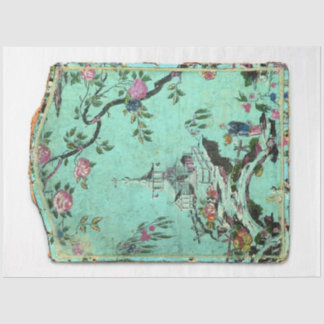 Mousseline Papier de découpage de la Chinoiserie bleue