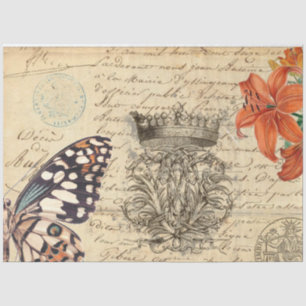 Mousseline Papier de découpage de l'éphémère papillon