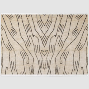 Mousseline Papier de découpage de meubles textiles africains