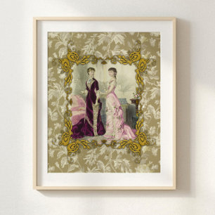 Mousseline Papier de découpage de mode victorienne française