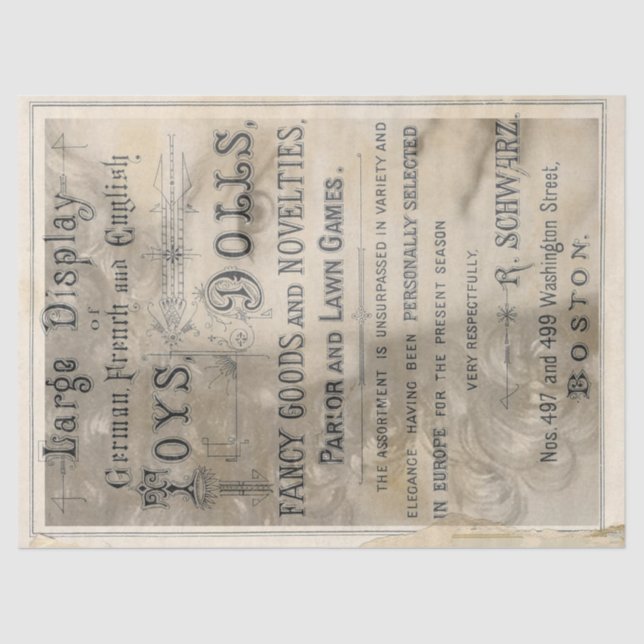 Mousseline Papier de découpage de Noël (Recto)