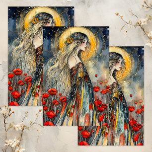 MOUSSELINE PAPIER DE DÉCOUPAGE DE TISSU DE DÉCOUPAGE DES GODD