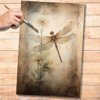 Mousseline Papier de découpage Dragonfly 1