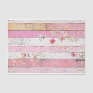 Mousseline Papier de découpage en Planche de Bois Rose