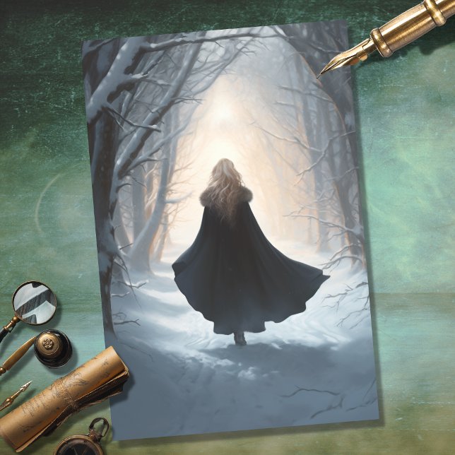 Mousseline Papier de découpage Girin Forest 5 (Créateur téléchargé)