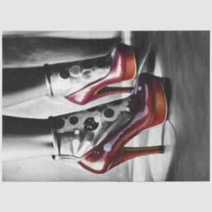 Mousseline Papier de découpage monochromatique Roux Ruby