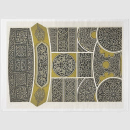 Mousseline papier de découpage motif d'inspiration asiatique
