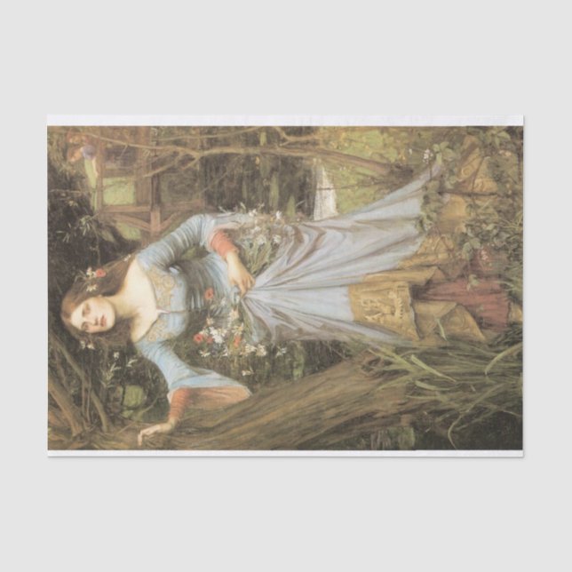 Mousseline Papier de découpage Ophelia (Recto)