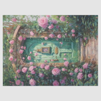 Mousseline Papier de découpage - Porte Ethérée