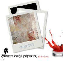 Papier de découpage romantique parisien