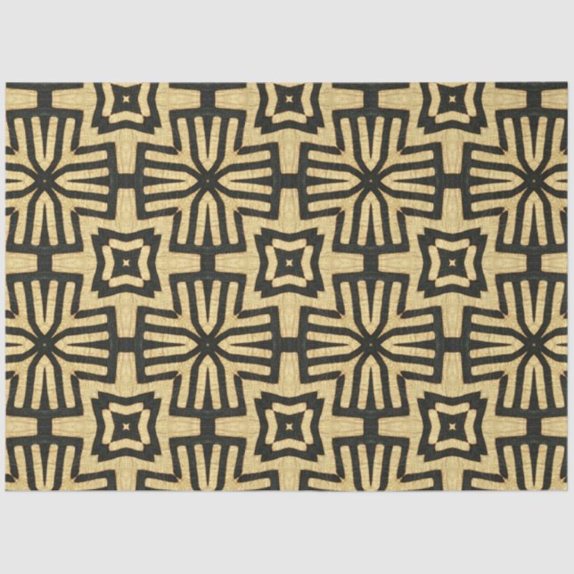 Mousseline Papier de découpage textile africain (Recto)