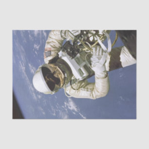 Mousseline Papier de fond américain Astronaut