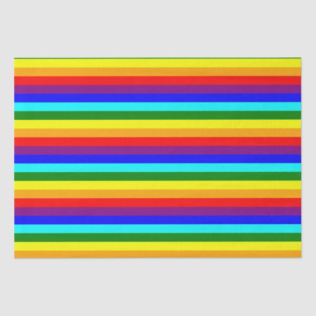 Mousseline Papier de fond Arc-en-ciel classique brillant (Recto)