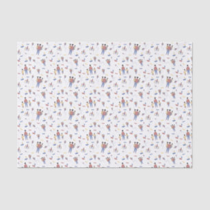 Mousseline Papier de fond de fête des pères