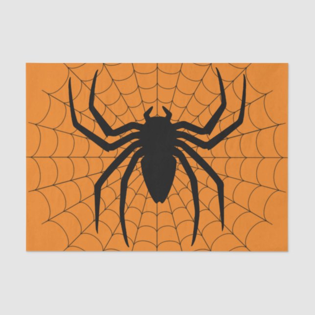 Mousseline Papier de fond d'oignon d'Halloween (Recto)