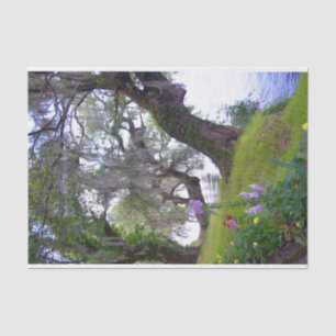 Mousseline Papier de fond Magnolia Gardens Plantation River