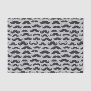 Mousseline Papier de fond Mustache Mash