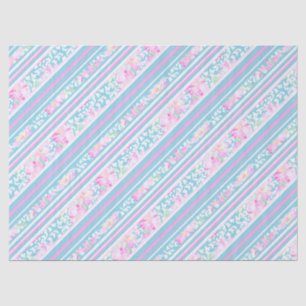 Mousseline Papier de fond rose et bleu rose
