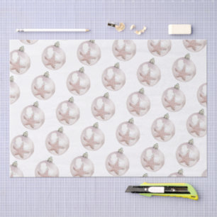 Mousseline Papier de fond rose Sea Star