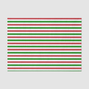 Mousseline Papier de fond rouge foncé, vert et blanc